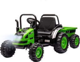 Milly Mally Pojazd na akumulator Traktor z przyczepą Farmer Green
