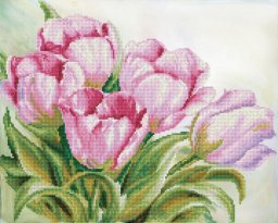 DIAMOND DOTZ Haft diamentowy Diamond Dotz Tulipany 58,8x48,6cm DD10051