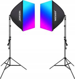 Zestaw studyjny Neewer Zestaw studyjny Neewer NK800 dwa softboxy + żarówki RGB 24W 2700-6500K + statywy + wrota