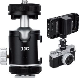 Głowica JJC Głowica Kulowa 3D Aluminium 3x ISO 2x Gwint 1/4'' do Aparat Kamera Telefon / BH-SM1