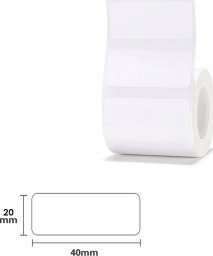 Niimbot Niimbot štítky R 40x20mm 320ks Bílé pro B21, B21S, B3, B1S