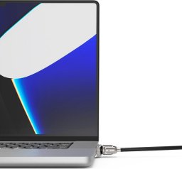 Linka zabezpieczająca Compulocks Compulocks Ledge Lock Adapter for MacBook Pro 16" M1, M2 & M3 with Keyed Cable Lock - Sicherheitsschlossadapter - mit Schliesszylinder - fur Apple MacBook Pro 16 (M1, M2)