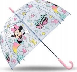 Kids Euroswan Parasolka przezroczysta automatyczna 48cm Myszka Minnie MN30025