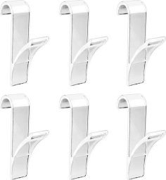 Bathroom Solutions Uchwyt 1-hakowy Brak danychcm przezroczysty 