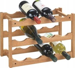 Wenko Drewniany stojak NORWAY na wino - 12 butelek, WENKO