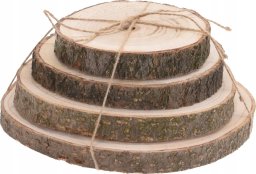 Home Styling Collection Drewniane podkładki pod talerze NATURAL* zestaw 4 sztuk