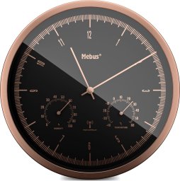 Mebus Mebus 19778 radio wall clock with Thermo-Hygrometer