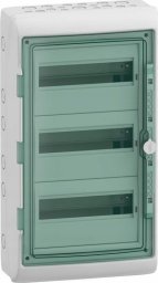 SCHNEIDERE Rozdzielnica hermetyczna Schneider Mureva / d. Kaedra 3x12 IP65 UV MRV-3-12-NT-T 13435 natynkowa drzwi transparentne