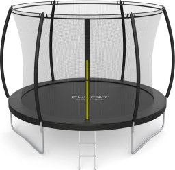 Funfit Trampolina Ogrodowa Premium dla dzieci 252cm (8FT) z Siatką Wewnętrzną i Drabinką