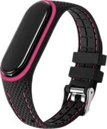 Braders Opaska / Pasek Lifestyle Braders do Xiaomi Mi Band 7 czarno-różowa