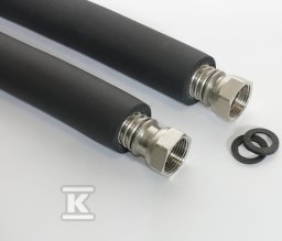 NMC WĘŻY DN25 Z NAKRĘTKAMI 1"/1" 9MM L= 0,50 FPWS // WPPC.F.050.1