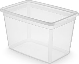 Moxom Pojemnik do przechowywania MOXOM, Basestore, z klipsem, 60l, transparentny