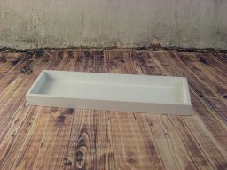 Home Styling Collection Taca dekoracyjna, drewniana, 14 x 40 cm,