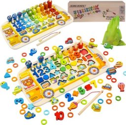 Kruzzel Układanka drewniana- sorter 6w1 22636