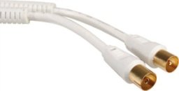 Triton Kabel antenowy TV 100dB M/F, biały, 1.0m