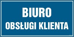 Mój dom Biuro Obsługi Klienta - Tabliczka 200X100 Pn Płyta Libres Polska Sp Sgp-Pa029_200X100_Pn 5904937433694