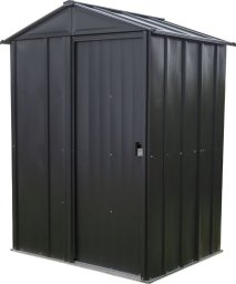 vidaXL Spacemaker Metalowa szopa na narzędzia 54 Szary 122x151x198cm