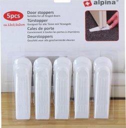 Alpina Alpina - Stoper do drzwi 5 szt. (biały)