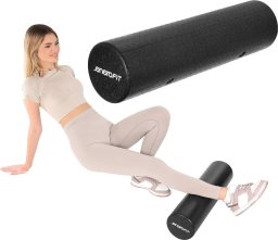 Enero Fit Wałek Roller Fitness Joga EPP czarny 15x60CM Enero Fit
