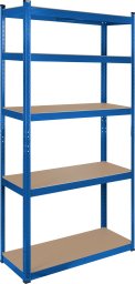 Rebel Tools Regał metalowy magazynowy 180x90x40 niebieski