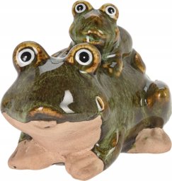 ProGarden Figurka żaba, dekoracja ogrodowa, 10 x 11 cm