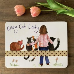 Teka Podkładka pod talerz MT57 Crazy Cat Lady Kociara