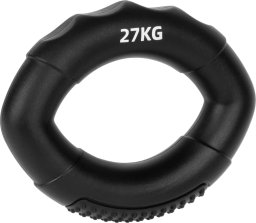 Rebel Silikonowy ściskacz do rehabilitacji rąk, 0 - 27 kg , czarny , REBEL ACTIVE