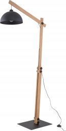 Lampa podłogowa TK Lighting Oslo 5582 lampa stojąca podłogowa 1x15W E27 czarna/drewniana