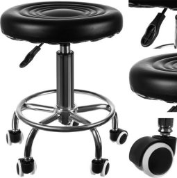 Beautylushh Stołek fryzjerski SF23505