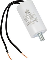 PCE Kondensator silnikowy 1,5uF/450VAC z przewodami