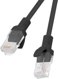 Lanberg Patchcord, Cat6, nieekranowany, 10m, czarny (PCU6-10CC-1000-BK)
