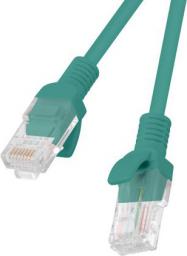 Lanberg Patchcord, Cat6, nieekranowany, 1m, zielony (PCU6-10CC-0100-G)