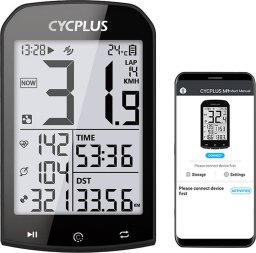 Wahoo Komputer rowerowy Cycplus M1- kompatybilne z: Strava, Trainingpeaks itp.