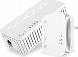 Adapter powerline Strong Strong POWERLWF1000DUOMINI Karta sieciowa do PowerLine 1000 Mbit/s Przewodowa sieć LAN Wi-Fi Biały 2 szt.