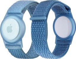 Mobile Origin Nylonowe etui ochronne z niebieskim paskiem do Apple Airtag