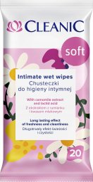 Cleanic Soft Chusteczki do higieny intymnej 20 sztuk