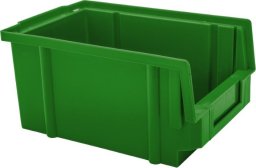 Magazynuj Pojemnik plastikowy, warsztatowy, Wym: 199x135x100mm (kolor zielony)