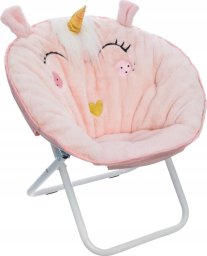 Atmosphera Sofa wypoczynkowa dla dzieci UNICORN, kolor różowy