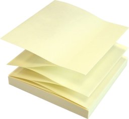 Stickn Z-notes Q-line Stick'N żółty 76x76mm 100blade 12stk/pak