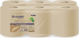 Karen Lucart EcoNatural* L-ONE Maxi - Czyściwo w roli, centralnie dozowane, 2 warstwy, 158 m, celuloza Fiberpack - 6 rolek