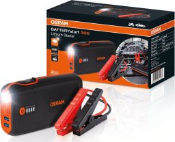Osram BATTERYstart 300 - Rozrusznik z funkcją latarki i powerbanku (OBSL300)