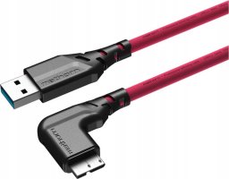 Kabel USB Ednet USB-A - microUSB 5 m Różowy (MTC-521M)