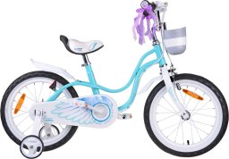 Royalbaby RoyalBaby dziecięcy Rower 16" Little Swan koszyk kółka boczne RB16-18