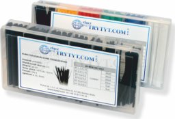 Trytyt Zestaw rurek termokurczliwych czarnych RT-BOX100-10CZ