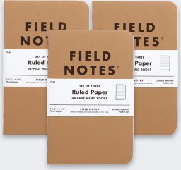 Make Notes Notes Field Notes Original Kraft Linie 3 Pack
