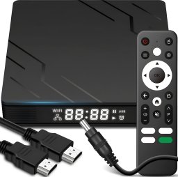 Odtwarzacz multimedialny Retoo SMART TV BOX 4K WIFI BT ANDROID 13 PRYSTAWKA 2/16 HDR WSZYSTKIE APKI