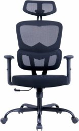 Krzesło biurowe Tuckano Ergonomiczny fotel biurowy T6 czarny
