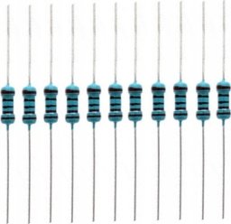 Rosfix ROSFIX REZYSTOR OPORNIK 1kOhm 0,25W 1/4W 1% THT PRZEWLEKANY 1k - 100SZT