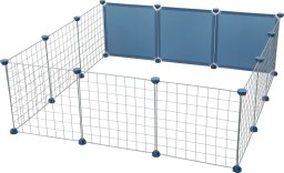 Zolux ZOLUX Wybieg dla kawii domowej Neopark NEOLIFE kol.niebieski 105x105x35