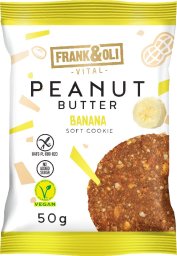 Frank&Oli Ciastko z pastą orzechową i suszonym bananem 50g